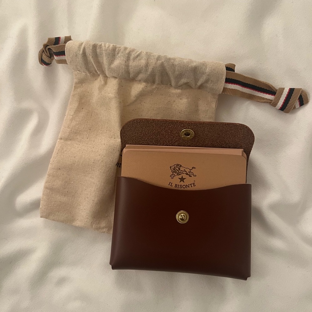 Il Bisonte Leather Card Case